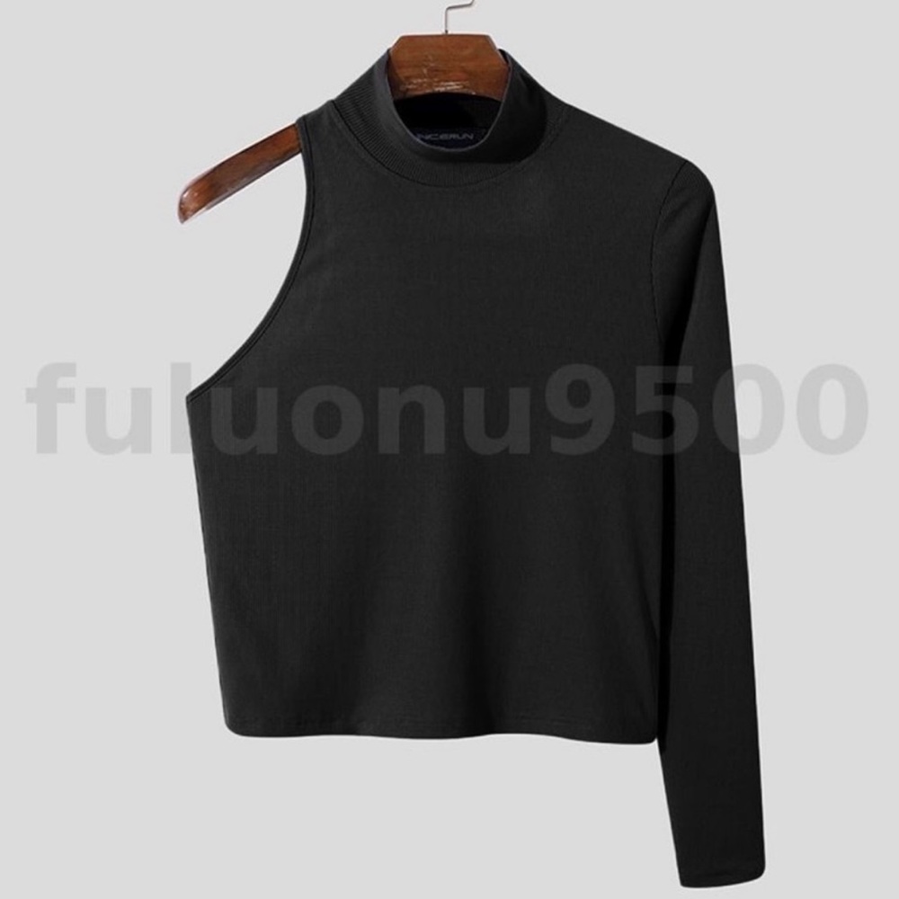 Long Sleeve High Neck Shirt
